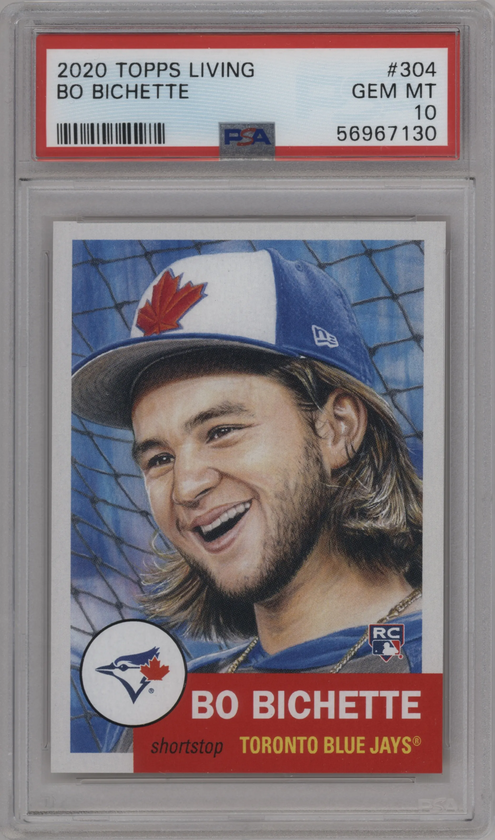 2021 Ultimate Topps Living Set 2020 Bo Bichette PSA 10