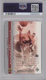 LeBron James from the 2003-04 Upper Deck LeBron James  set graded by PSA and given an overall grade of 9.