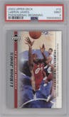 LeBron James from the 2003-04 Upper Deck LeBron James  set graded by PSA and given an overall grade of 9.