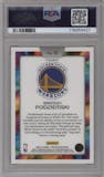 Brandin Podziemski from the 2023-24 Panini Spectra set graded by PSA and given an overall grade of 10.