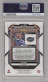 Anthony Richardson from the 2023 Panini Prizm Draft Picks set featuring a Purple Ice parallel graded by PSA and given an overall grade of 10.