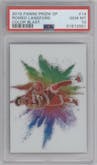 Romeo Langford from the 2019-20 Panini Prizm Draft Picks set graded by PSA and given an overall grade of 10.