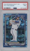 Jac Caglianone from the 2024 Bowman Draft Sapphire Edition set graded by PSA and given an overall grade of 9.
