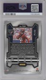 Tank Dell from the 2023 Panini Prizm set featuring a Purple Wave parallel graded by PSA and given an overall grade of 9.