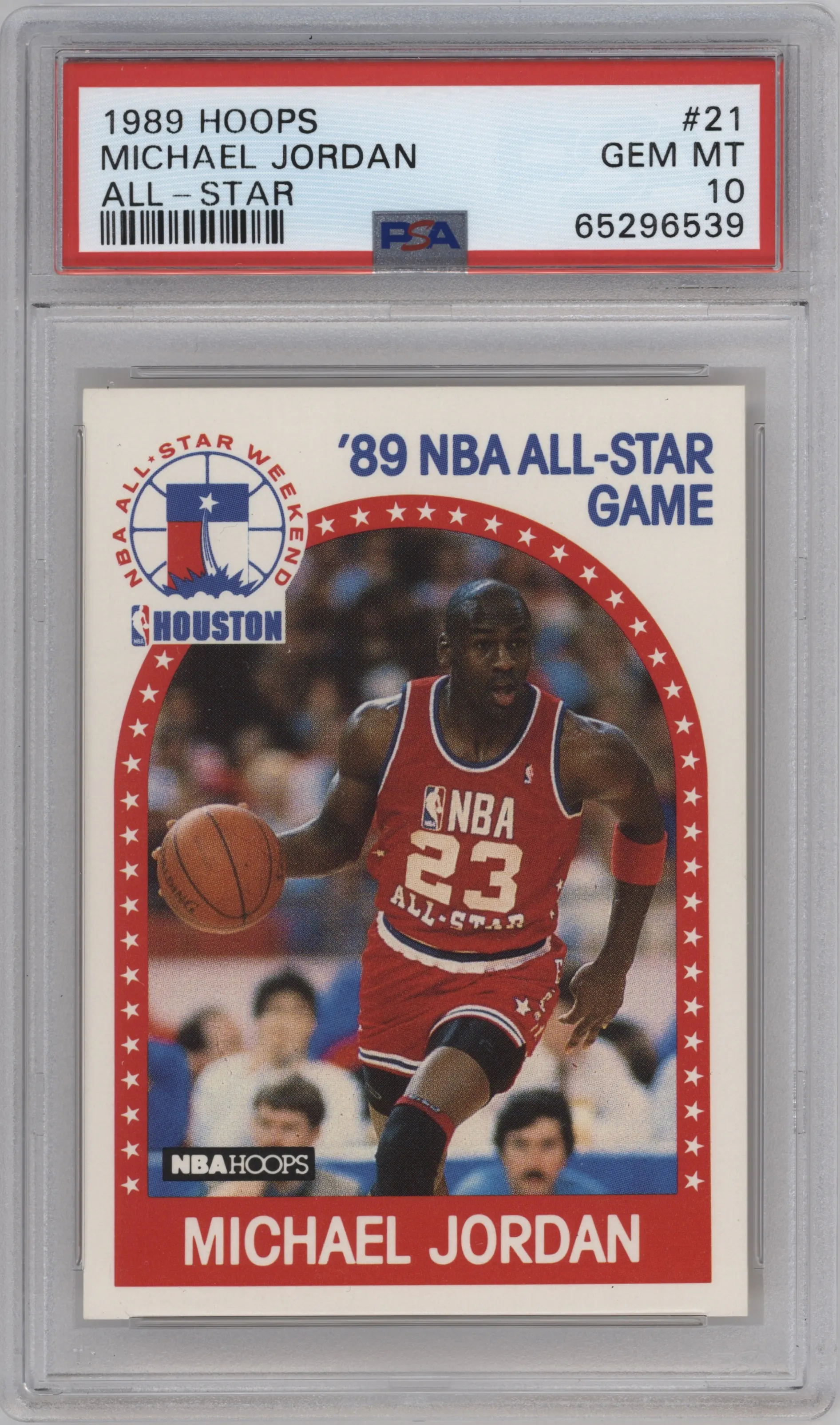 1989 NBA Hoops Michael Jordan PSA 10