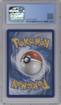 Celebi from the 2020 Pokemon SWSH set graded by CSG and given an overall grade of 9.