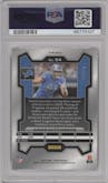 Aidan Hutchinson  from the 2023 Panini Prizm set featuring a No Huddle Pink parallel graded by PSA and given an overall grade of 9.