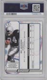 Bo Jackson from the 2023 Topps Composite set featuring a Nucleus parallel graded by PSA and given an overall grade of 10.