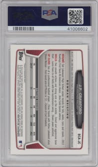 J.P. Crawford from the 2013 Bowman Draft Picks & Prospects set graded by PSA and given an overall grade of 9.