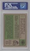 Dan Marino from the 1984 Topps set graded by PSA and given an overall grade of 8.