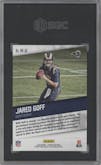 Jared Goff from the 2016 Panini Phoenix set featuring a Orange parallel graded by SGC and given an overall grade of 10.