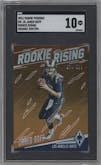 Jared Goff from the 2016 Panini Phoenix set featuring a Orange parallel graded by SGC and given an overall grade of 10.