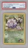 Koga's Koffing from the 2000 Pokemon GH set graded by PSA and given an overall grade of 10.