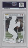 Aidan O'Connell from the 2023 Clearly Donruss set graded by PSA and given an overall grade of 10.