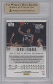 Kawhi Leonard from the 2012-13 Panini Prizm set featuring a Green Prizm parallel graded by Beckett and given an overall grade of 9.5.