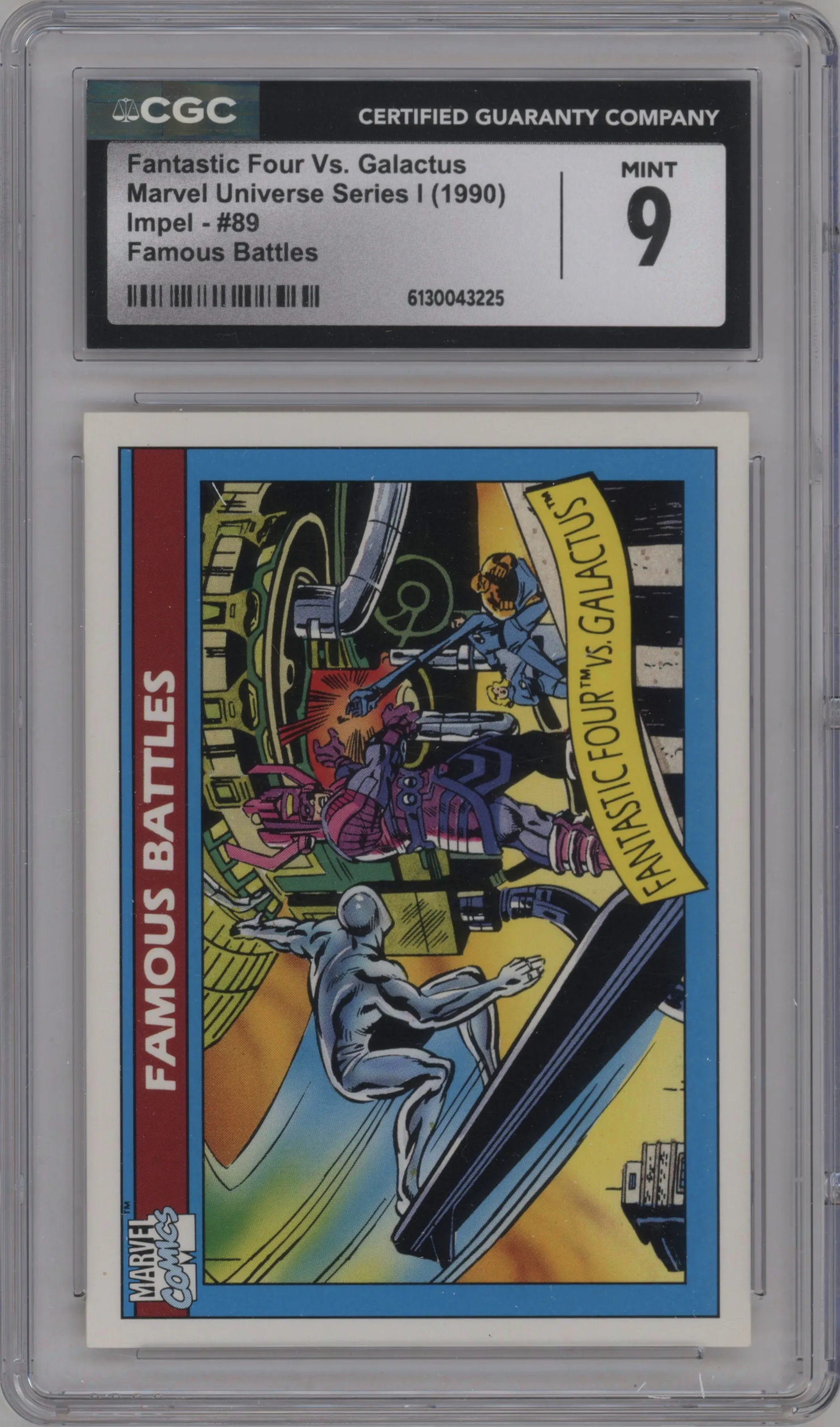 1990 Impel Marvel Universe Fantastic Four vs. Galactus CGC 9