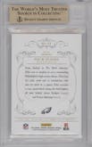 Nick Foles from the 2013 Panini National Treasures set featuring a Century Silver parallel graded by Beckett and given an overall grade of 9.5.