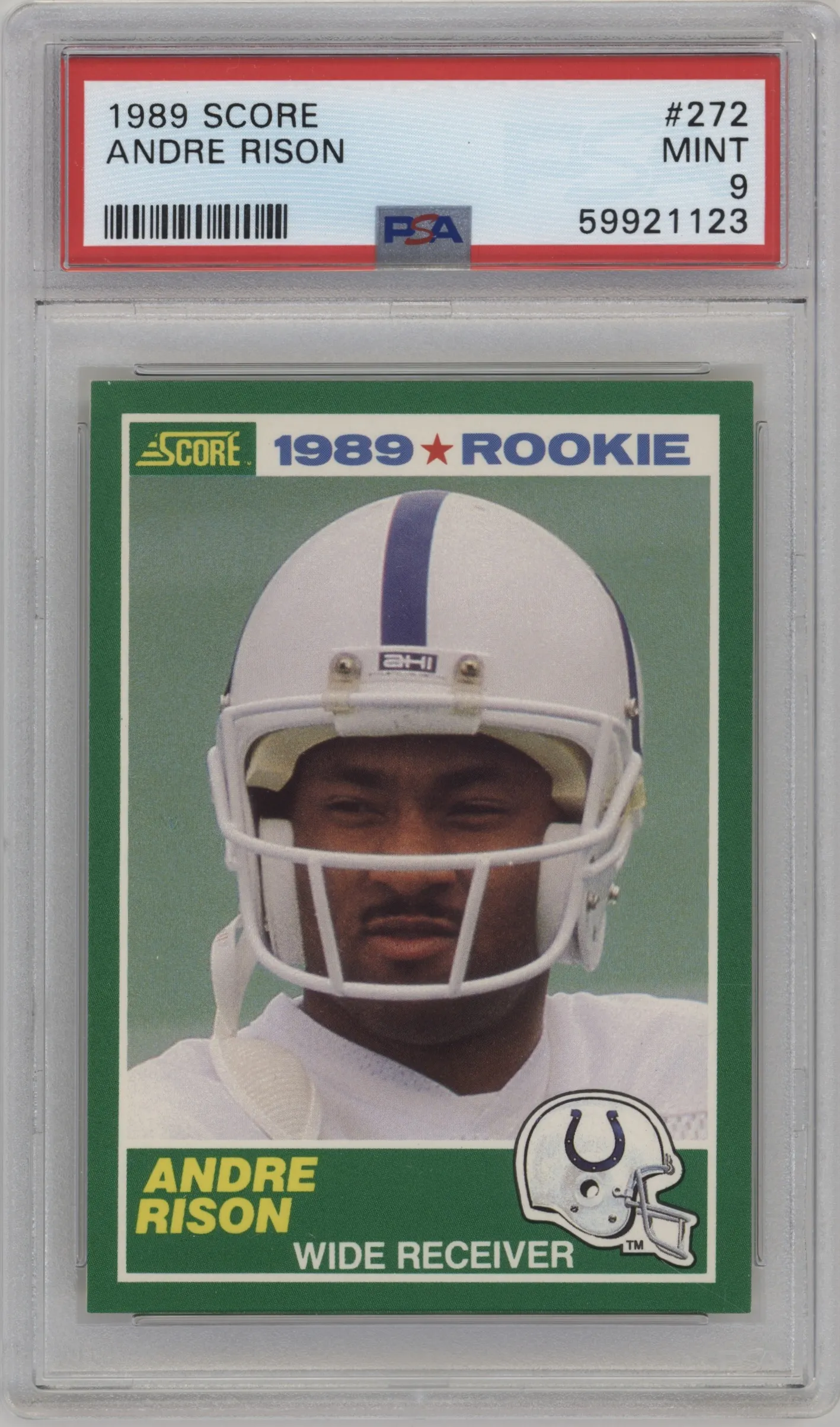 1989 Score Andre Rison PSA 9