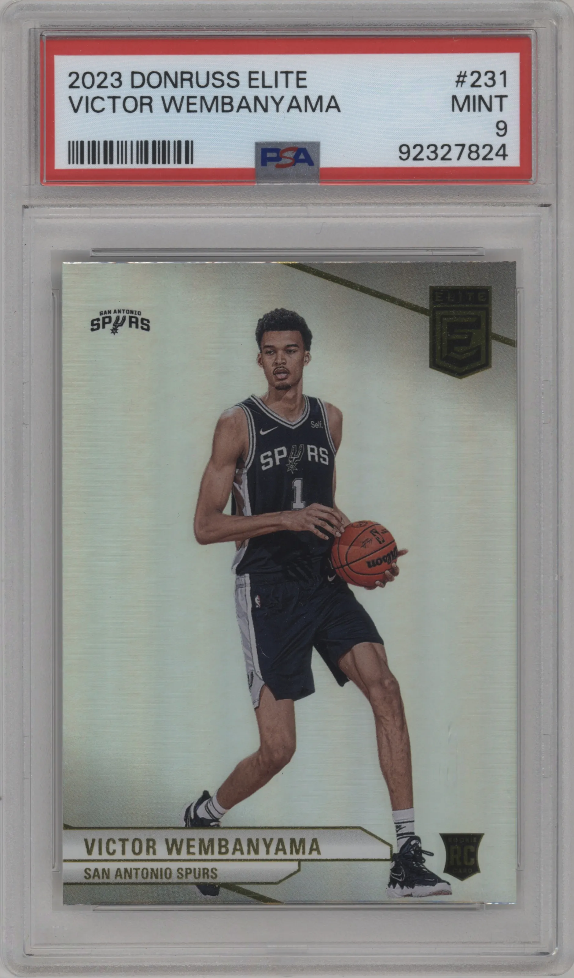 2023 Panini Donruss Elite Victor Wembanyama PSA 9