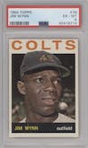 Jim Wynn from the 1964 Topps set graded by PSA and given an overall grade of 6.
