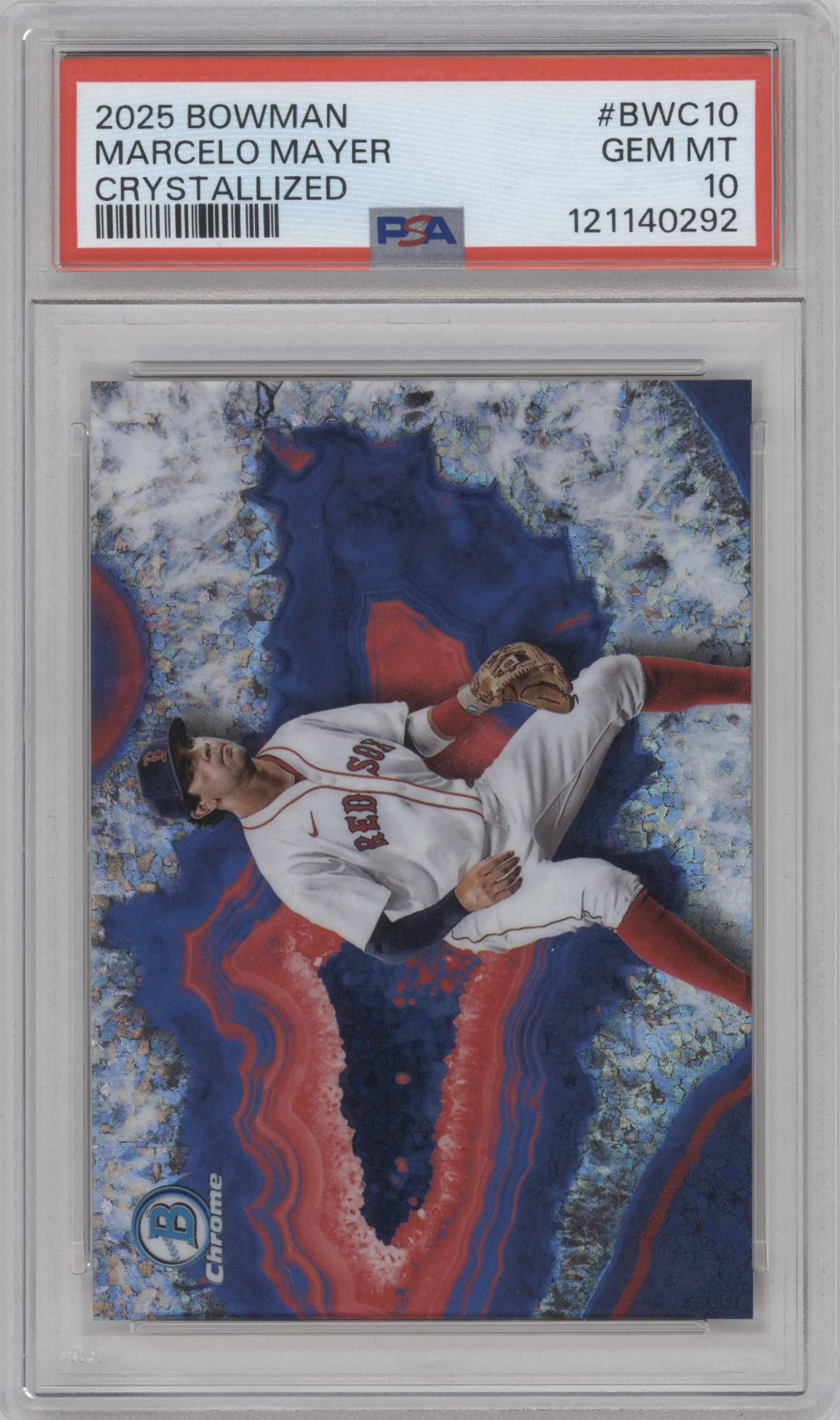 2025 Bowman Crystalized Marcelo Mayer #BWC-10 PSA 10