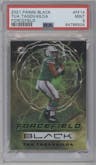 Tua Tagovailoa from the 2021 Panini Black set graded by PSA and given an overall grade of 9.