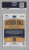 Philip Rivers from the 2016 Panini Donruss Optic set featuring a Green parallel graded by PSA and given an overall grade of 9.