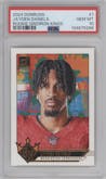 Jayden Daniels from the 2024 Donruss set graded by PSA and given an overall grade of 10.
