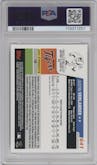 Justin Verlander from the 2006 Topps set graded by PSA and given an overall grade of 10.