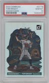 Tom Brady from the 2022 Panini Donruss set graded by PSA and given an overall grade of 10.