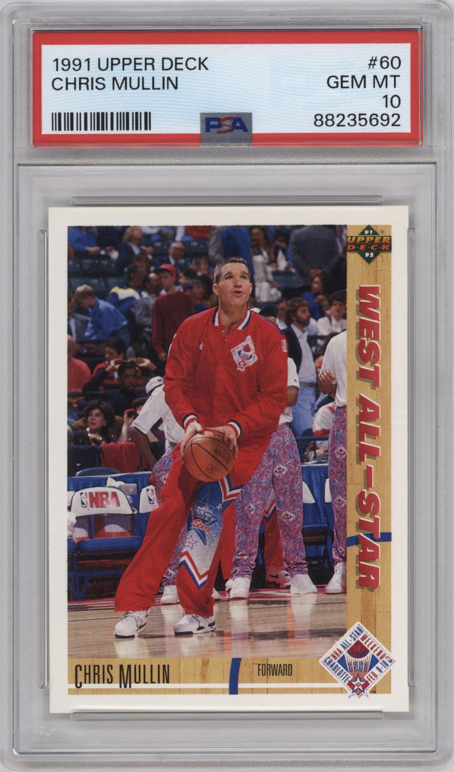 1991 Upper Deck Chris Mullin PSA 10