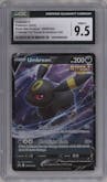 Umbreon V from the 2022 Pokemon SWSH set featuring a V Heroes Tins parallel graded by CSG and given an overall grade of 9.5.