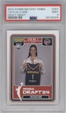 Caitlin Clark from the 2024-25 Panini Instant WNBA set graded by PSA and given an overall grade of 9.