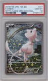 Mew from the 2016 Pokemon XY JPN set graded by PSA and given an overall grade of 10.