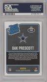 Dak Prescott from the 2016 Panini Donruss Optic set graded by PSA and given an overall grade of 10.
