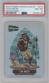 Cam Akers from the 2020 Panini Chronicles Draft Picks  set graded by PSA and given an overall grade of 10.