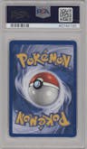Charizard from the 1999 Pokemon set graded by PSA and given an overall grade of 8.