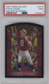 Steve Young  from the 1997 Topps Gallery set graded by PSA and given an overall grade of 9.
