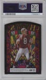 Steve Young  from the 1997 Topps Gallery set graded by PSA and given an overall grade of 9.