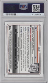 Keith Colt from the 2020 Bowman Draft set featuring a Refractor parallel graded by PSA and given an overall grade of 10.