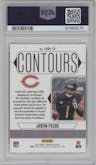 Justin Fields from the 2023 Panini Phoenix set graded by PSA and given an overall grade of 10.