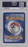 Dark Charizard from the 2000 Pokemon set graded by PSA and given an overall grade of 8.