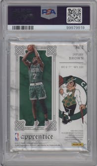 Jaylen Brown from the 2016-17 Panini Excalibur set graded by PSA and given an overall grade of 9.