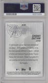 Shohei Ohtani from the 2018 Topps Chrome Update  set graded by PSA and given an overall grade of 10.