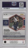 Anthony Edwards from the 2020-21 Panini Mosaic set featuring a Pink Camo parallel graded by PSA and given an overall grade of 10.