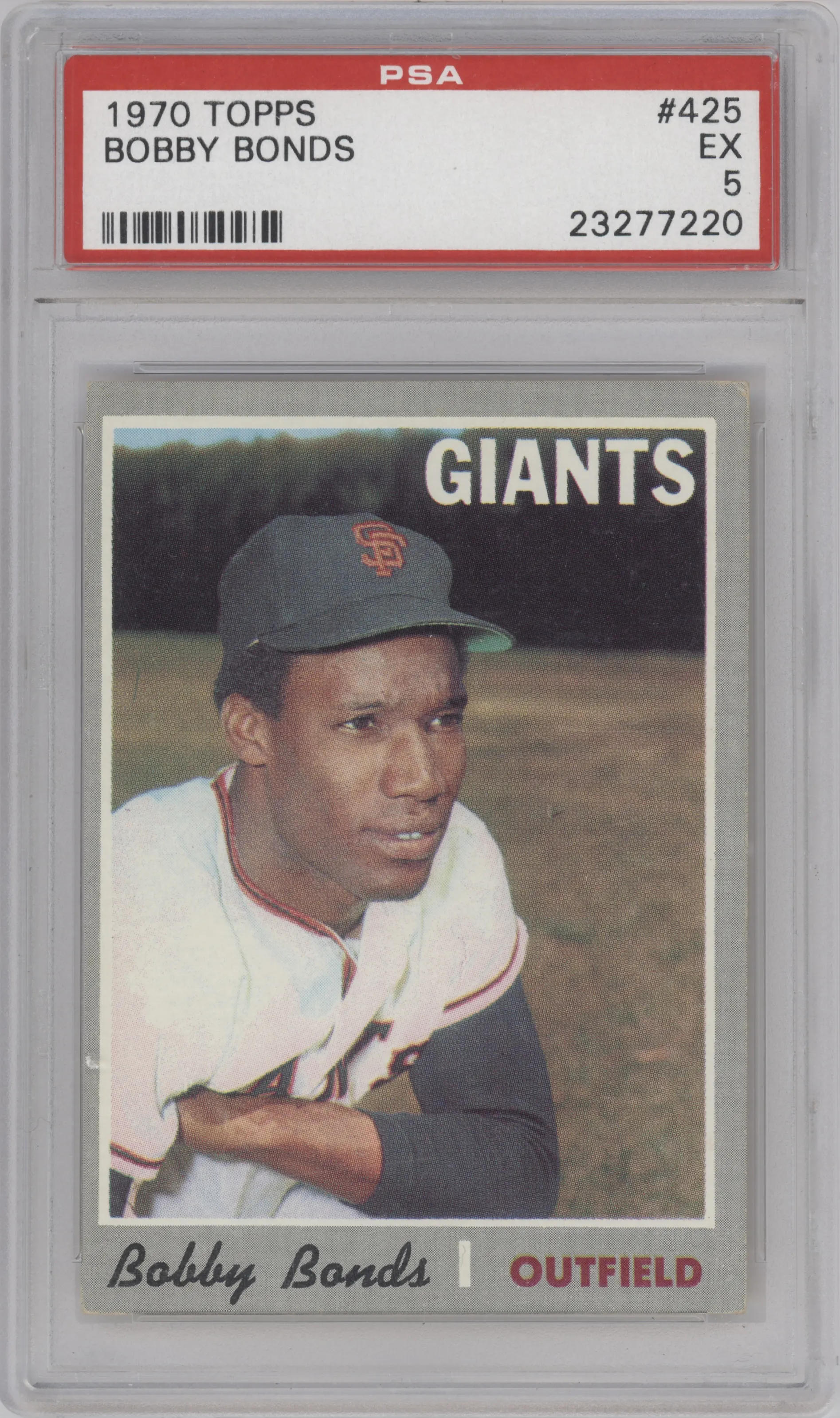 1970 Topps Bobby Bonds PSA 5