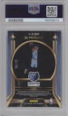 Ja Morant from the 2019-20 Panini Select set graded by PSA and given an overall grade of 9.