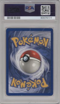 Nidoking from the 1999 Pokemon set graded by PSA and given an overall grade of 8.
