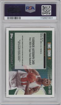 Dennis Rodman from the 2023-24 Finest set featuring a Gold Refractors parallel graded by PSA and given an overall grade of 10.