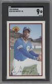 Ken Griffey Jr. from the 1989 Bowman set graded by SGC and given an overall grade of 9.